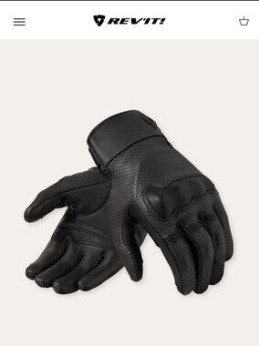 REV'IT Gloves New HeightS Motorcycle Gloves Size M Black